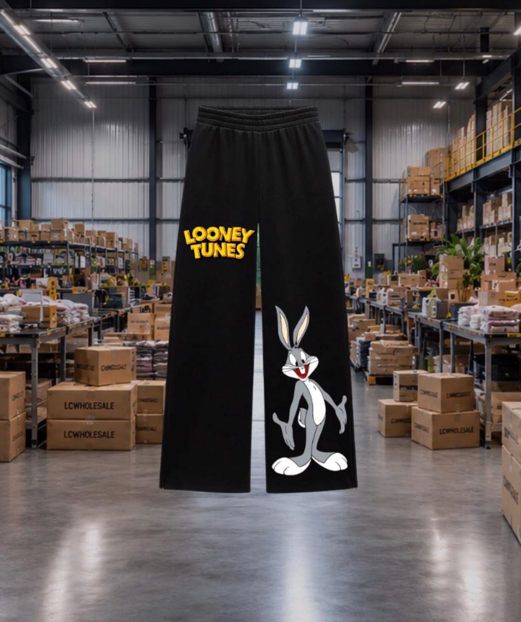 11 Loony Tunes | Premium Oversized Graphic Printed Baggy Trackpant for Men - Image 1