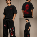 Shein | Premium Oversized Graphic Printed Baggy Trackpant for Men