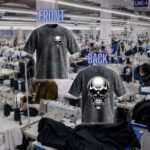 The Skull Oversized Graphic Printed Acid Wash T-Shirt for Men