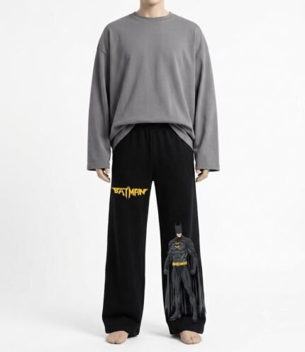 Batman | Premium Oversized Graphic Printed Baggy Trackpant for Men