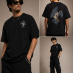 Hunting Eagle | Premium Oversized Graphic Printed T-Shirt for Men